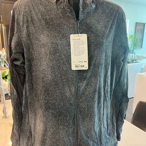 lululemon athletica Black (Crab) Lightweight Jacket With Hood